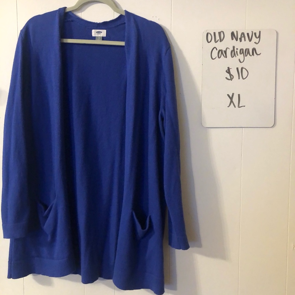 Blue Cardigan